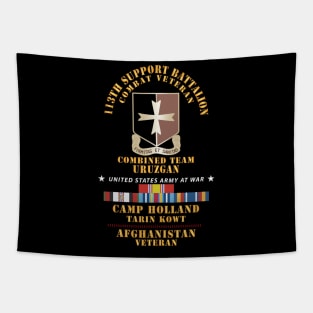 113th Support Battalion - Camp Holland Afghanistan Vet w AFGHAN SVC X 300 Tapestry