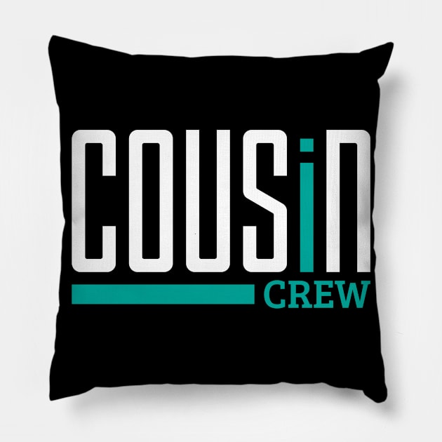 Cousin Cousin Crew Pillow by KAWAIITEE