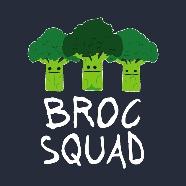 Funny Broccoli TShirt - Broc Squad by propellerhead