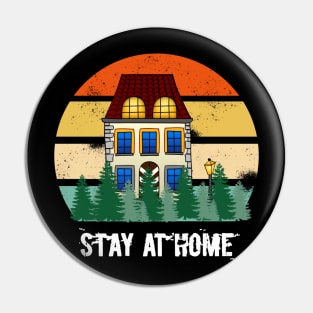 Stay at home Pin