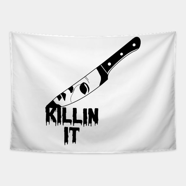 Killin' It Tapestry by djwalesfood