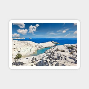 The famous Sarakiniko in Milos, Greece Magnet