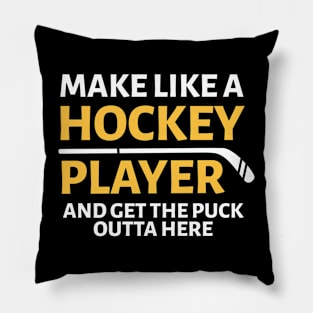 FUNNY HOCKEY Pillow