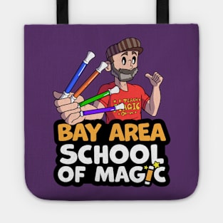 New Bay Area School of Magic Wand T-Shirt Tote