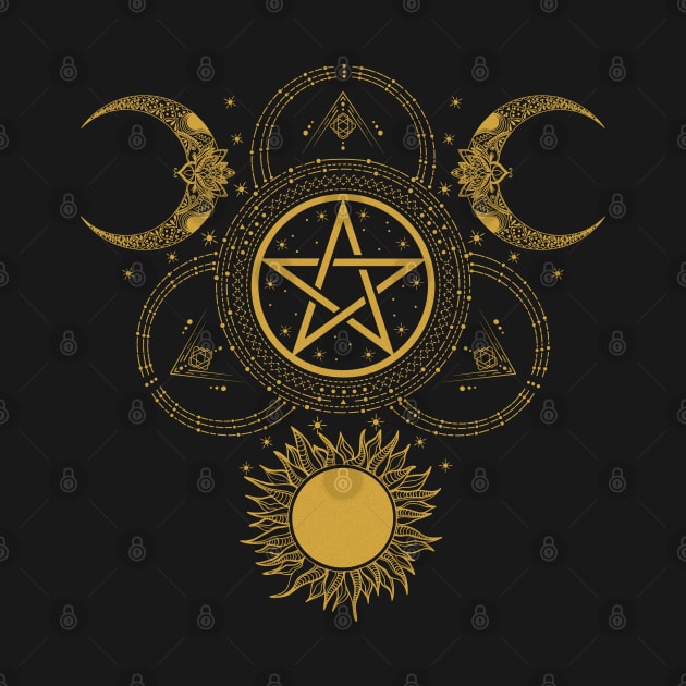 Pentacle | Pagan Symbol by CelestialStudio