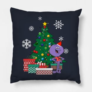 Squiddly Diddly Around The Christmas Tree Pillow