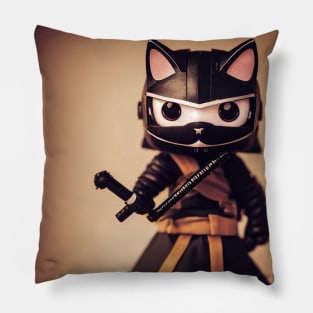 Ninja Cat Toy Pillow