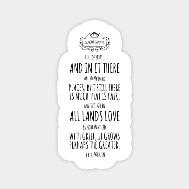 In All Lands Magnet by cipollakate