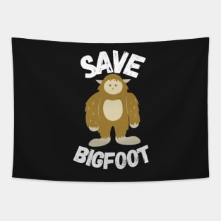 Save bigfoot Tapestry