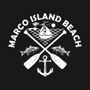 Marco Island Beach, America, Boat Paddle T-Shirt