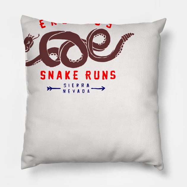 SNAKE RUN SPECIAL EDITION Pillow by imdesign