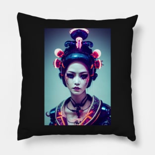 Mechanical Geisha - Zur Pillow