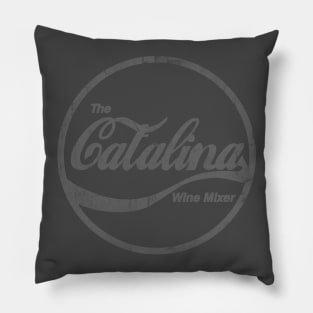 Catalina Wine Grunge Distressed Pillow