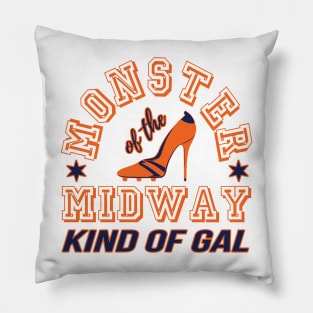 Chicago Sports Woman Fan Design - Football Shoe High-heel Pillow