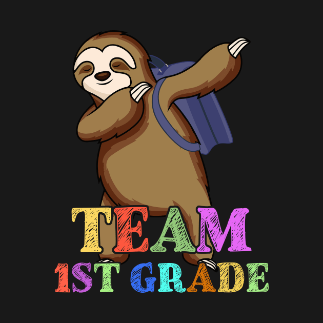 Sloth Team Sixth 1st Grade Back To School Teacher Student by kateeleone97023