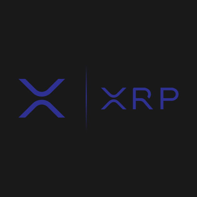 Disover NEW LOGO SIDE BY SIDE XRP RIPPLE DARK BLUE - Xrp Ripple Cryptocurrency - T-Shirt