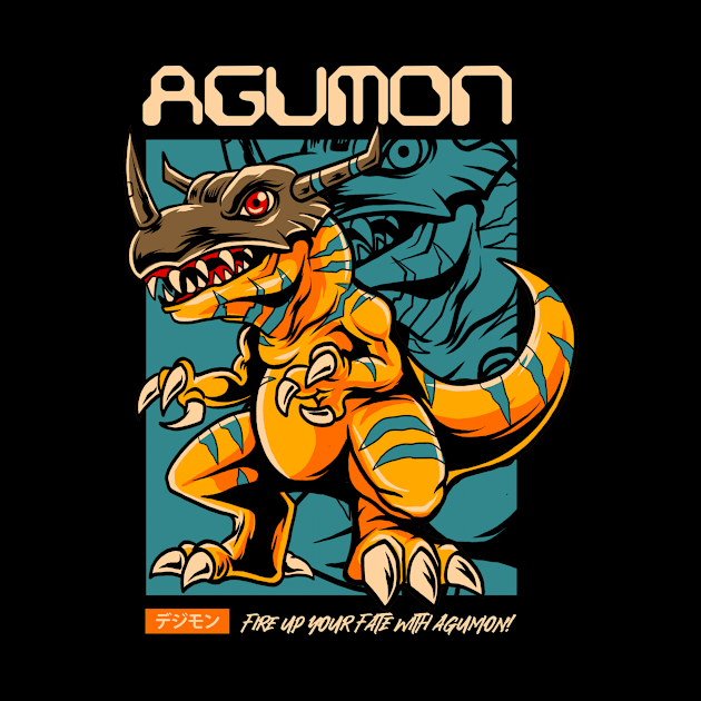 Agumon by Harrisaputra