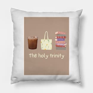 The holy trinity Pillow