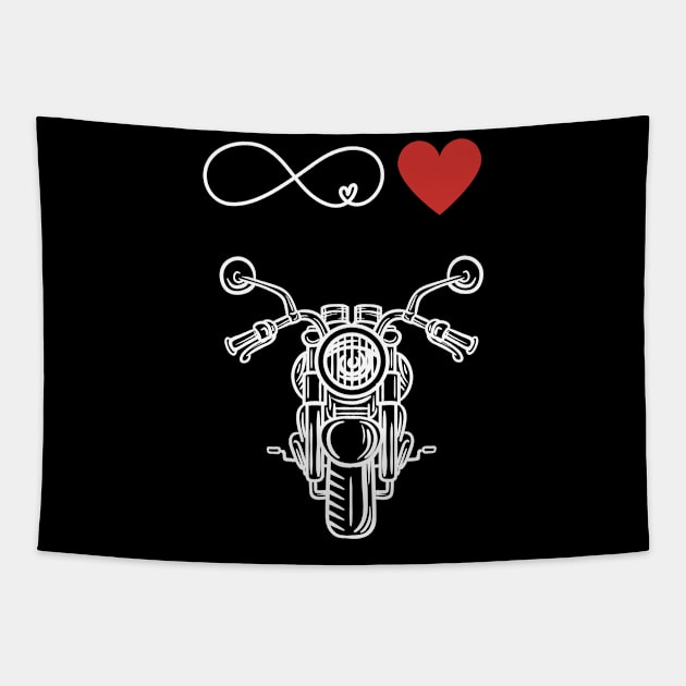 Bike love Tapestry by Crazyjazz 