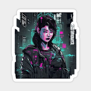 Cyber Geisha Magnet