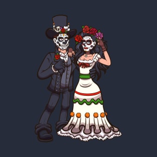 Sugar Skull Couple T-Shirt