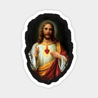 Sacred Heart of Jesus Catholic Traditional Magnet