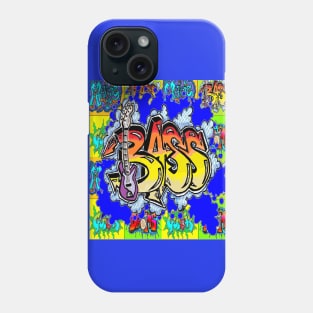 Bass Guitar Graffiti Phone Case