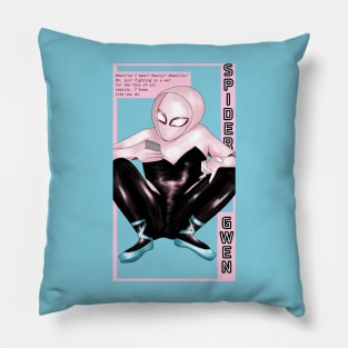 Spider-Gwen quote Pillow