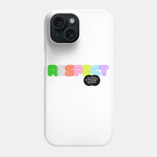 Sending Positive Vibes: Respect Phone Case