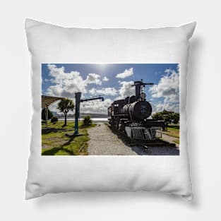 Plaza De Los Trenes, Puerto Mont - Chile Pillow