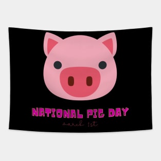 National Pig Day (March 1st) Tapestry