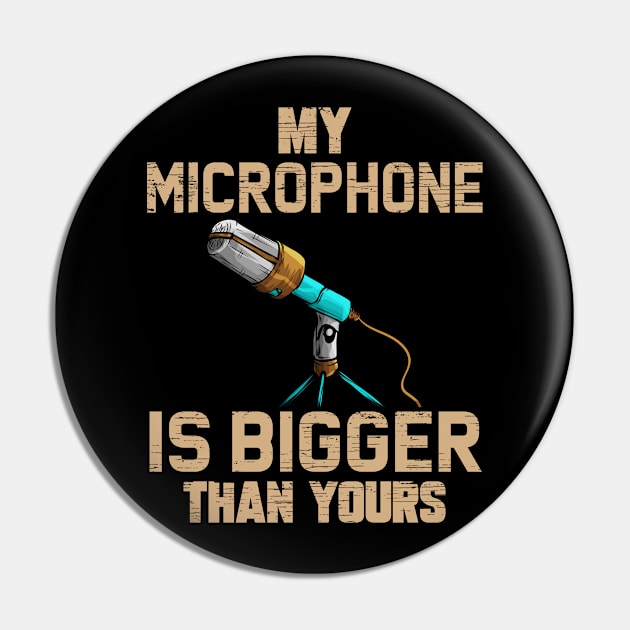 Podcast Host Microphone Podcasting Radio Podcaster Pin by ChrisselDesigns