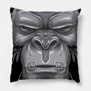 Gorilla Face Pillow