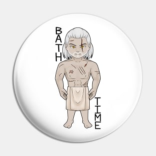 Bath Time with Geralt Pin