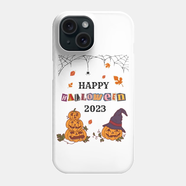 Happy Halloween Pumpkin 2023 Light Phone Case by Milochka