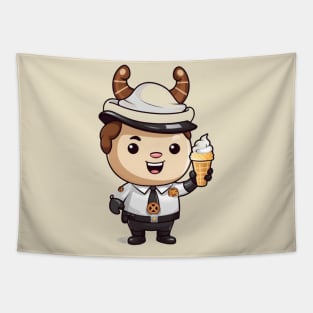 kawaii ice cream cone junk food T-Shirt cute  funny Tapestry