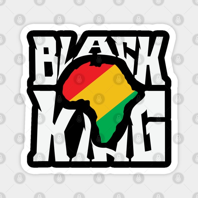 Black King, Black History Month, Black Lives Matter, African American History Magnet by UrbanLifeApparel