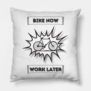 Bike Bikes Biker Biker Gift Idea Pillow