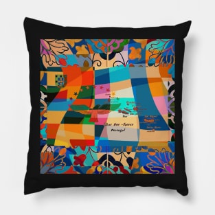 Azores in abstract Pillow