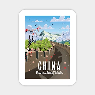 China "Discover a land of Wonder" Magnet