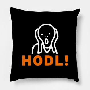 HODL! - Crypto Design Pillow