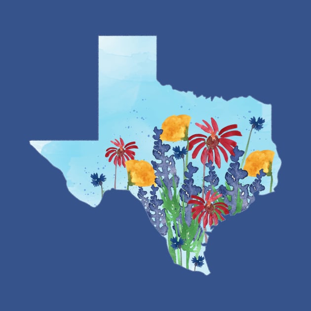 Texas Wildflowers by CraftyBeeDesigns