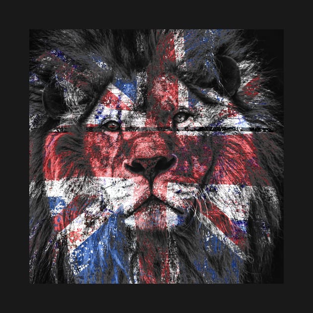 Union Jack Lion by HelenDesigns