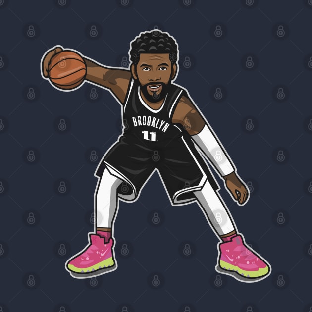 Kyrie Irving Cartoon Style - Away by ray1007