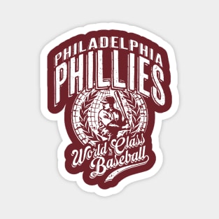 Vintage PHILLIES World Class Baseball Magnet