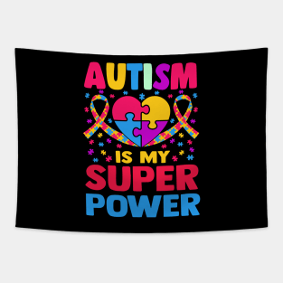 Autism is my super power Tapestry