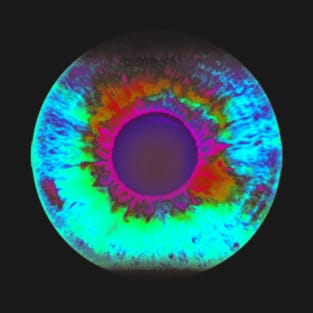 Multicolor Neon Eye / Rainbow Eye T-Shirt