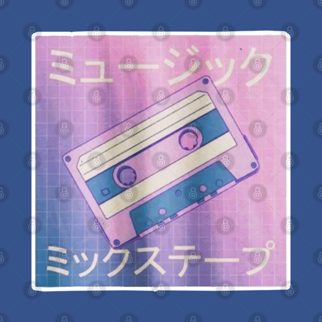 Disover Pastel Kawaii Vaporwave Aesthetics Mix Tape - Vaporwave Music - T-Shirt