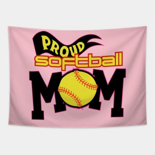 Proud softball mom Tapestry