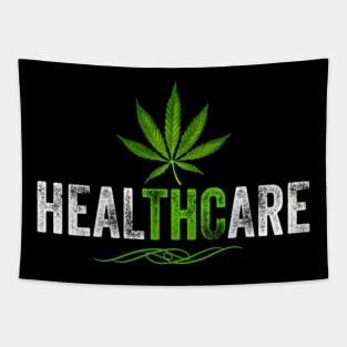 Thc Healthcare Cannabis Medical Marijuana Smoker Weed Tapestry